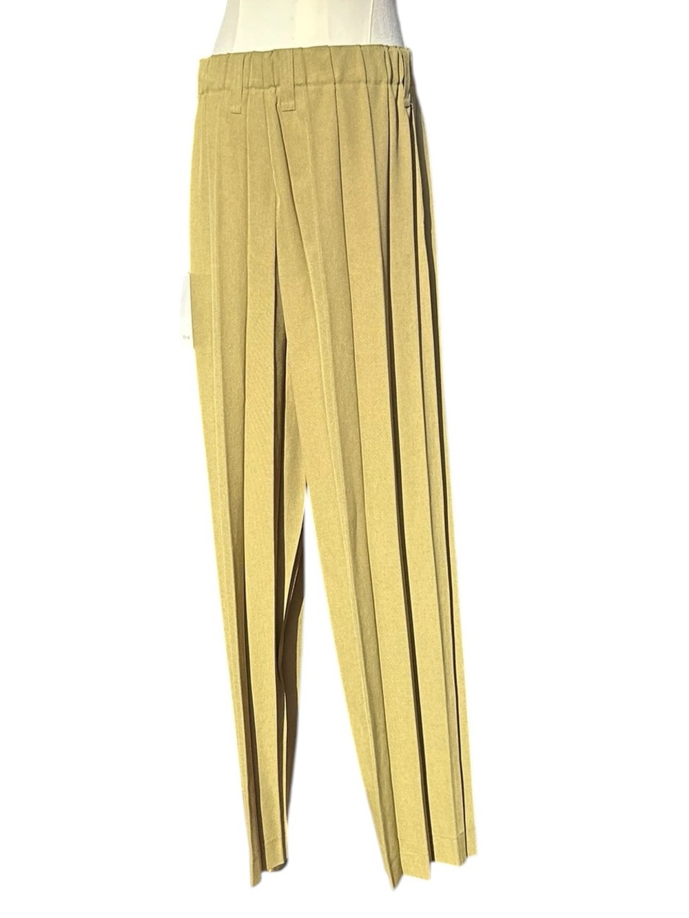 Men Homme Issey Miyake Green Khaki Edge Ensemble Trousers Size 3 - Picture 5 of 16